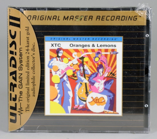 XTC "Oranges & Lemons" Original Master Recording CD - Sealed