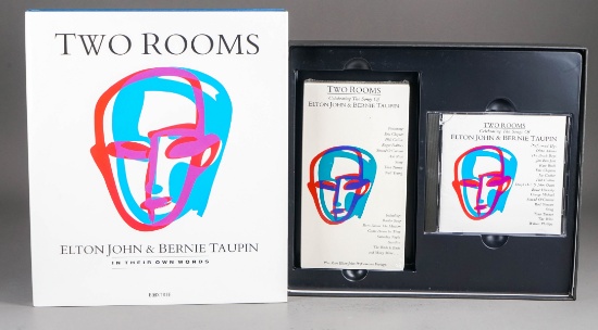 Elton John & Bernie Taupin "Two Rooms" Limited Edition CD & VHS Box Set