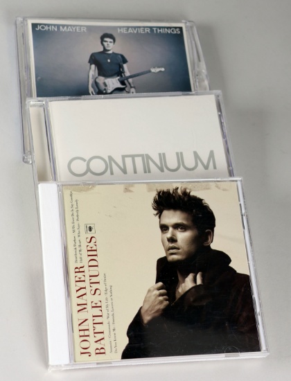 John Mayer "Battle Studies", "Continuum" CDs + DVD