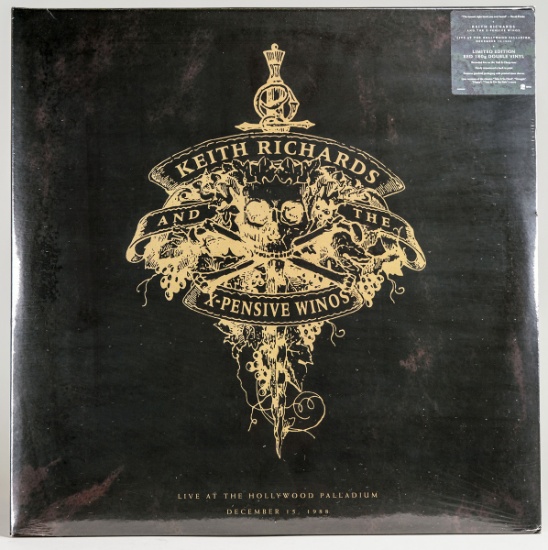 Keith Richards & X-Pensive Winos "Live at Hollywood Palladium" 2 x LP Vinyl