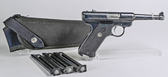 Ruger Mark II .22 LR Pistol w/ Holster & Clips