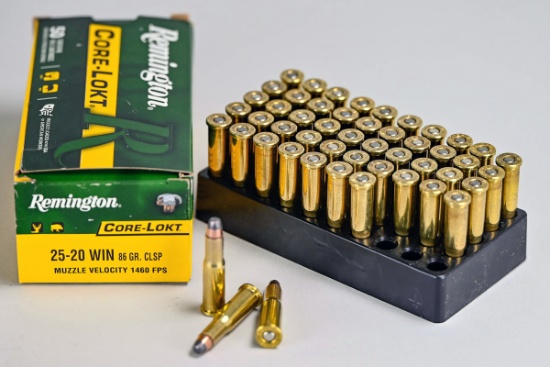 Remington Core-Lokt 25-20 Win Ammo, 50 Rds.