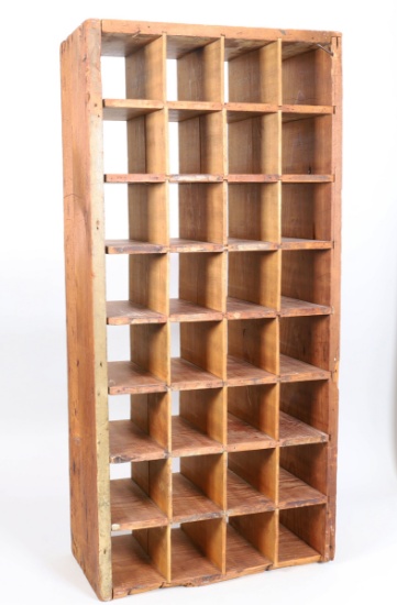 Large Primitive Cubby - Curio Rack