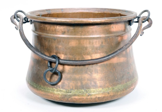 Large Copper Clad Pot