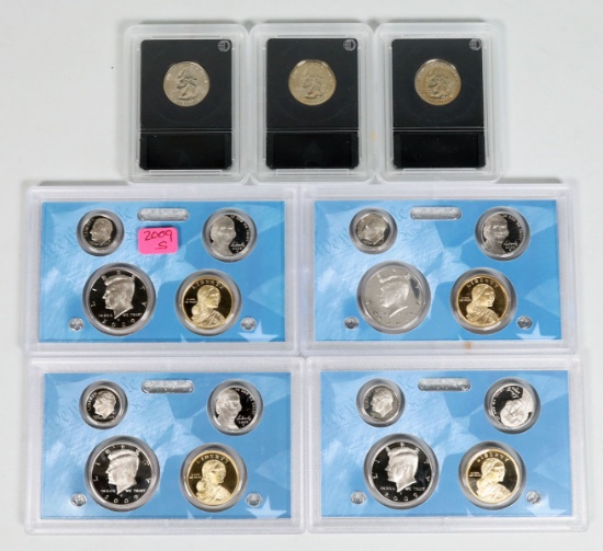 2009 Coin Sets + Slabbed Quarters