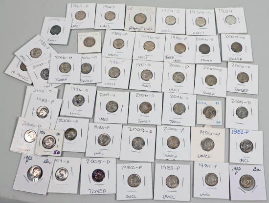 44+ - Roosevelt Dimes 1954 - 2006