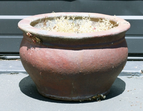 Wide Mouthed Clay Pot