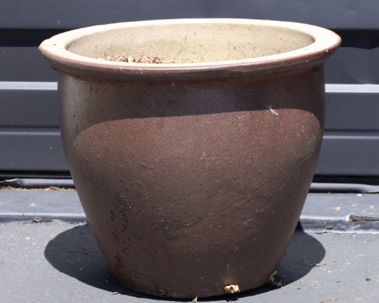 Large Clay Pot w/ White Interior