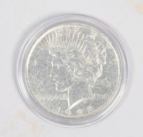 1923-P Peace Silver Dollar