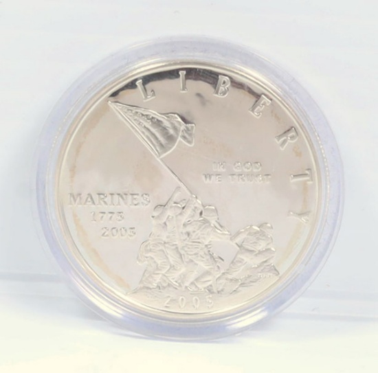 2005 Marine Corps Silver Dollar