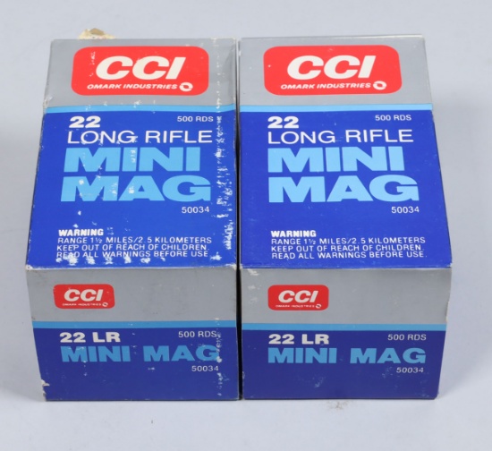 CCI .22 Long Rifle Mini Mag Ammo, 1000 Rds.