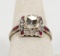 Art Deco Champagne Style 18k Ring, Sz. 8, 3.0 Grams