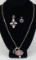 4 - 925 Pendants & 1 925 Necklace