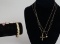 10K Necklaces, Bracelet & CZ Earrings