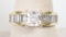 14K Gold Ring w/ CZ Stones, Size 8, 4.5 Grams