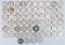 64 War Time Silver Nickels, 1944-1945 Philadelphia Mint
