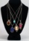5 - 925 Silver Necklaces w/Pendants