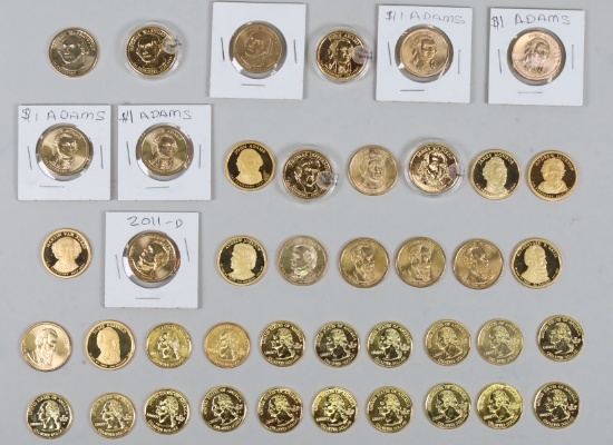 24 $1 Coins, 18 State Quarters