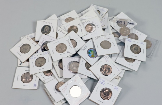 Assorted US Quarter Dollars, 67 + -