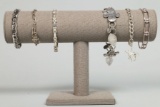 6 Sterling/925 Bracelets