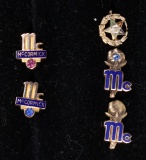5 - 10K McCormick Service Pins, 5.7 Grams