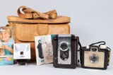 Vintage Film Cameras, Leather Camera Bag & More