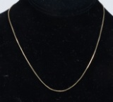 18K Yellow Gold Necklace, 3.4 Grams