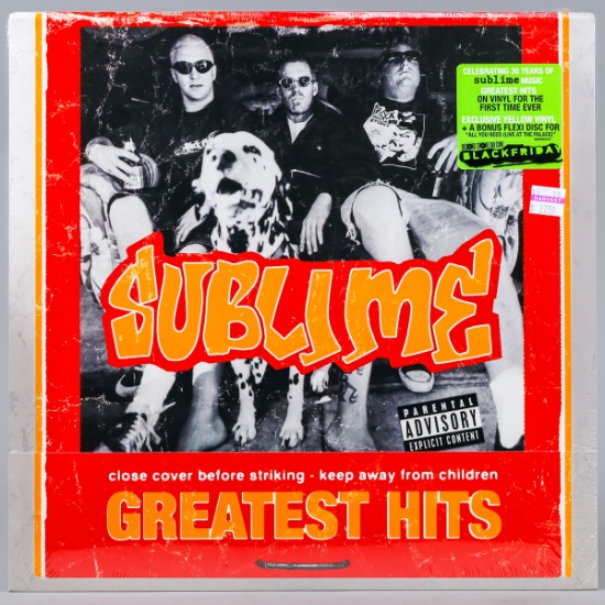 Sublime "Greatest Hits" LP Yellow Vinyl