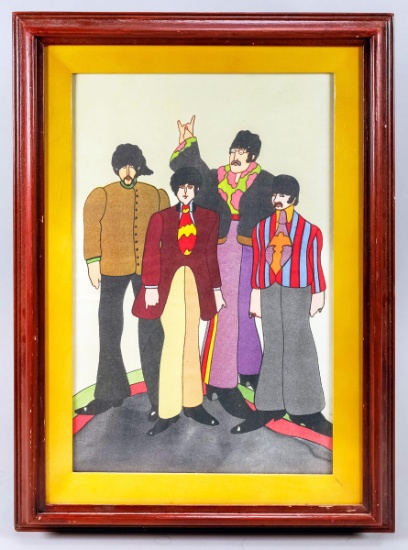 The Beatles "Yellow Submarine" Print - Framed