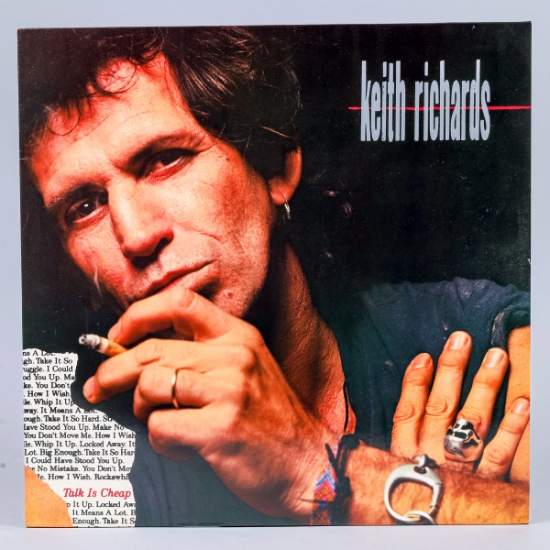 Keith Richards "Talk is Cheap" LP Vinyl