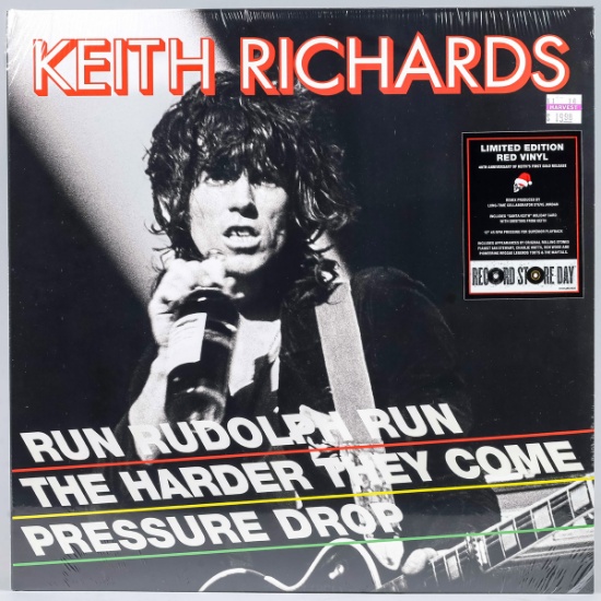 Keith Richards "Run Rudolph Run" LP Vinyl