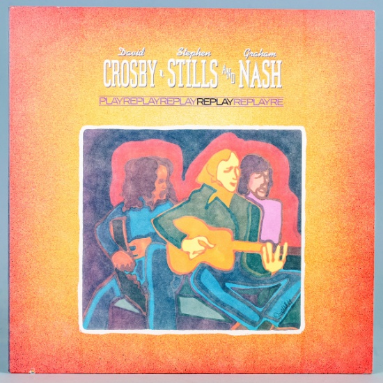 Crosby, Stills & Nash "PlayReplayPlay…." LP Vinyl