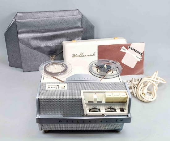Wollensak Model T-1500 Reel to Reel Portable Tape Recorder