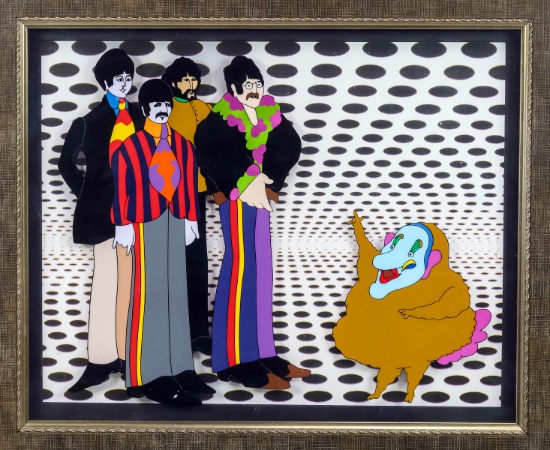 The Beatles "Yellow Submarine" 3D Framed Art
