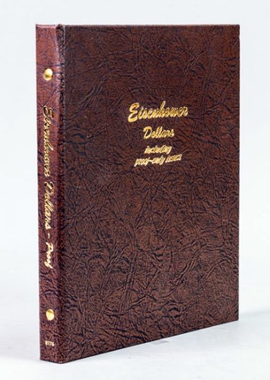 Eisenhower Dollar Book - Including Proofs, 30 + Coins