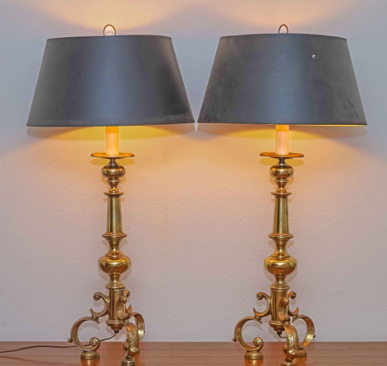 2 Brass Lamps