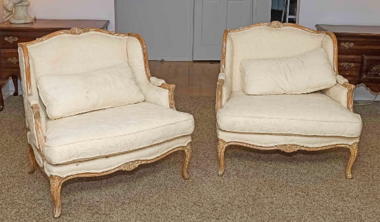 Louis XV Style Arm Chairs