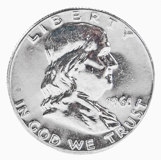 1961-P Franklin Half Dollar