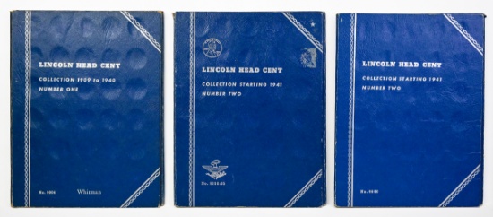 Lincoln Head Cent  Book 1909-1940 & 2 Lincoln Head Cents Books 1941