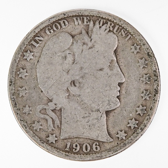 1906 Barber Half Dollar