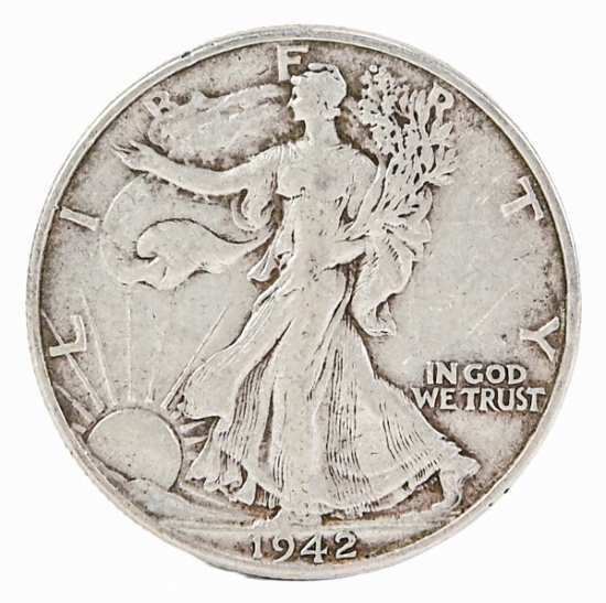 1942-P Walking Liberty Half Dollar