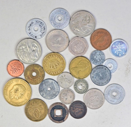 Foreign Coins & Tokens