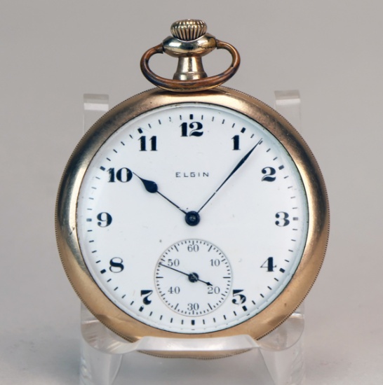 12s Elgin Pocket Watch, Ca. 1918