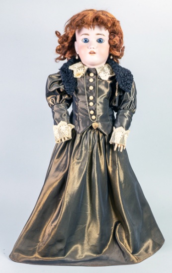 Jacqueline Antique Doll, Made By Heindrich Handwerk, Simon & Halbig