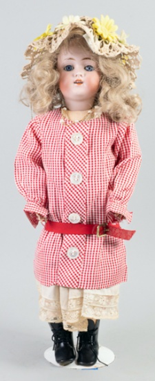 Antique German Made Doll, Marked D 1/4 168 8 1//2