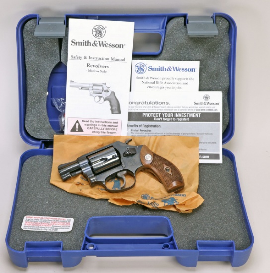 Smith & Wesson .38 Special Snub Nose Revolver w/ Case & Paperwork