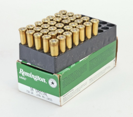 Remington 38 Special, 158 Gr. Ammo, 35 Rds.