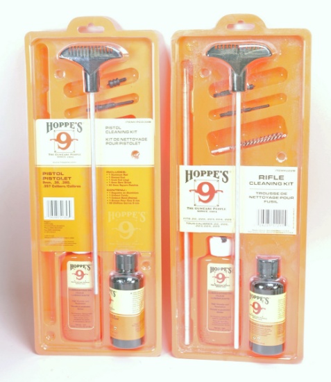 Hoppe's Pistol & Rifle Cleaning Kits - New