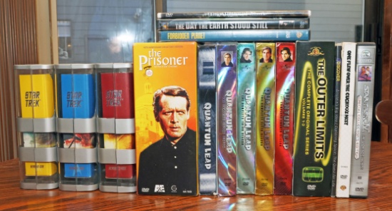 Assorted DVDs: Star Trek Vol. 1-3, The Prisoner, Quantum Leap & More