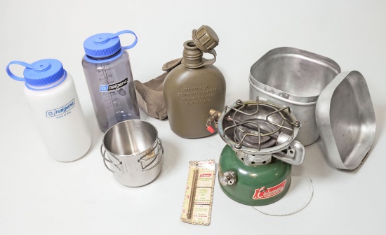 Coleman Camping Stove, New Nalgenz Bottles, Canteen & More